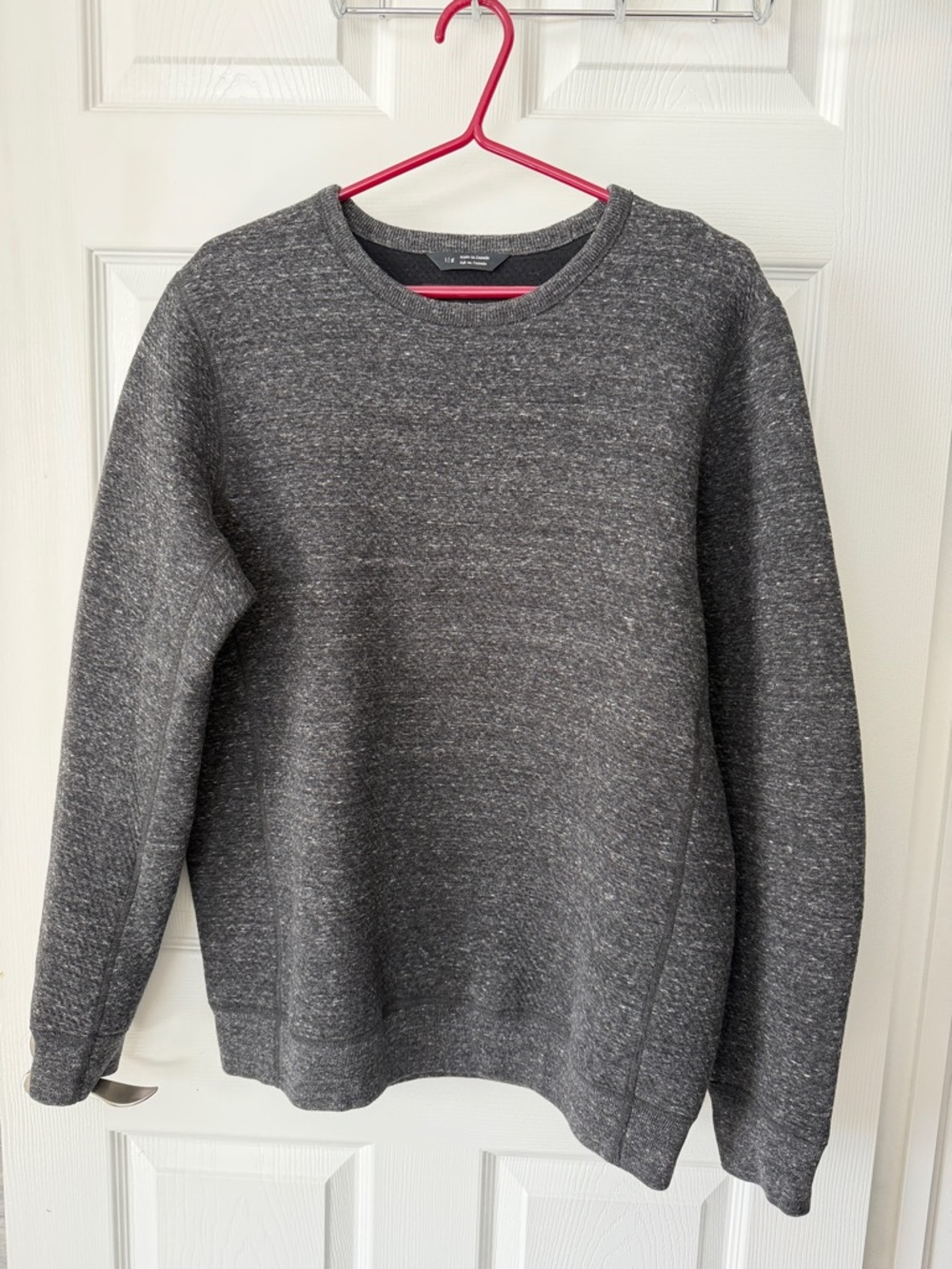 Wings + Horns Heather Charcoal Crewneck Sweater